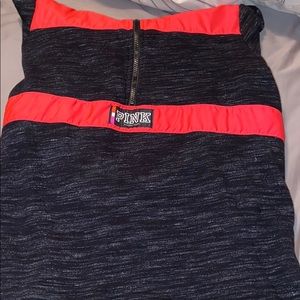 PINK ZIPUP SWEATSHIRT